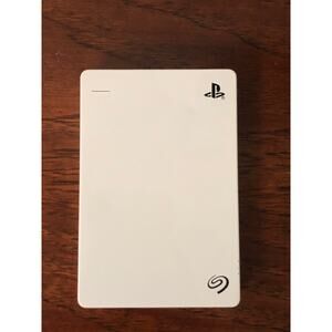 Seagate Game Drive PlayStation 2TB White External Hard Drive SRD00F1 TESTED WORK